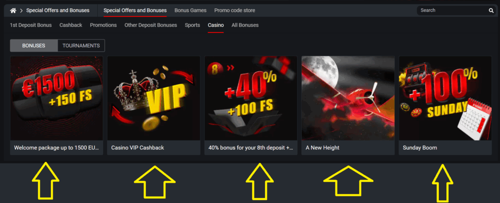 Other Bonuses and Promotions 888starz
